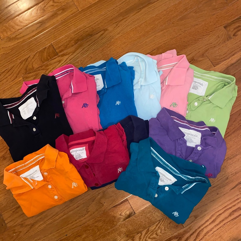 11 Aeropostale Polos